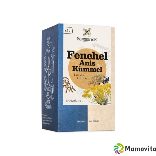 Sonnentor Fenchel Anis Kümmel Tee Bio Beutel 18 Stück buy online