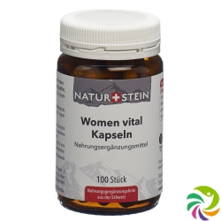 Naturstein Women Vital Kapseln Glas 100 Stück