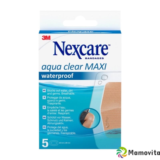 3M Nexcare Aqua Clear Maxi Waterpr 59x88mm 5 Stück buy online