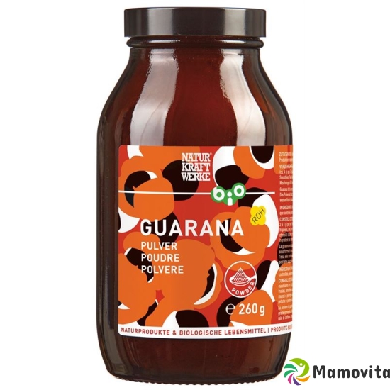 Naturkraftwerke Guarana Pulver Bio Glas 260g buy online