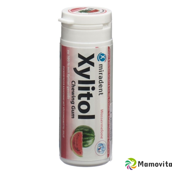 Miradent Xylitol Kaugummi Wassermelone Dose 30 Stück buy online