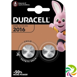 Duracell Batt Cr2016 3v Lithium B2 XL Blister 2 Stück