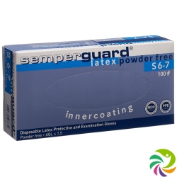 Semperguard Handschuhe Latex Ic S Puderfrei Weiss 100 Stück