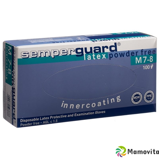 Semperguard Handschuhe Latex Ic M Puderfrei Weiss 100 Stück buy online