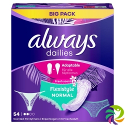 Always Panty liner Flexistyle Normal Fresh Bigpack 54 pieces