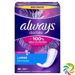 Always Panty liner Extra Protection Large Fresh Bigpack 48 pieces