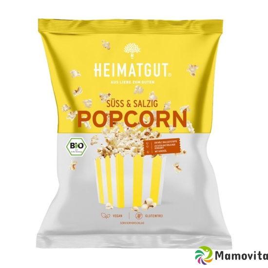 Heimatgut Popcorn Sue? & Salzig Bio Beutel 90g buy online