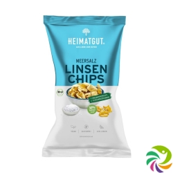 Heimatgut Linsen Chips Meersalz Bio 75g