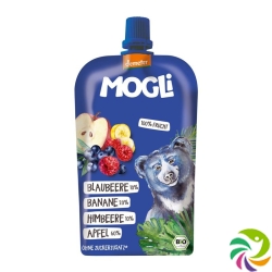 Mogli Trink Obst Blaubeere-Banane Bio Beutel 120g