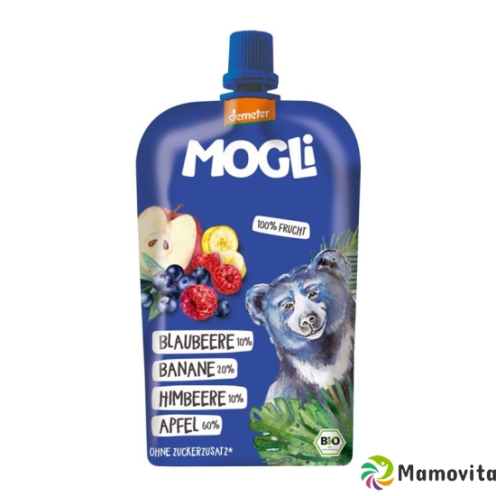 Mogli Trink Obst Blaubeere-Banane Bio Beutel 120g buy online