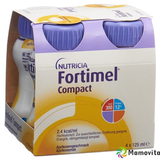 Fortimel Compact Aprikose (neu) 4 Flasche 125ml buy online