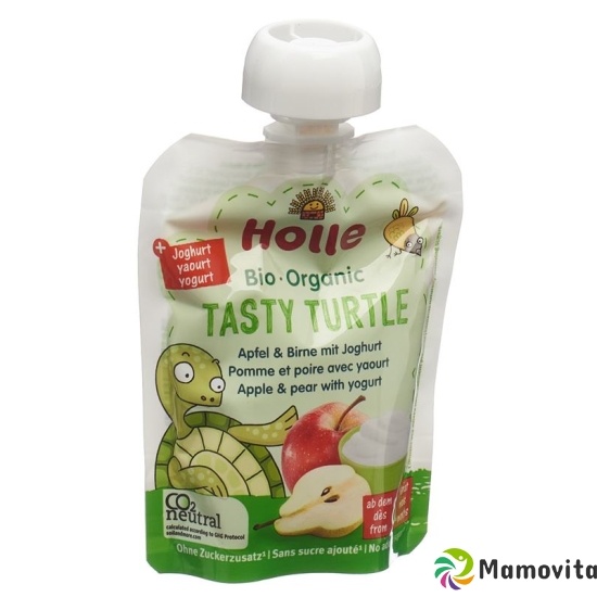 Holle Tasty Turtle Apfel&birne mit Joghurt 85g buy online