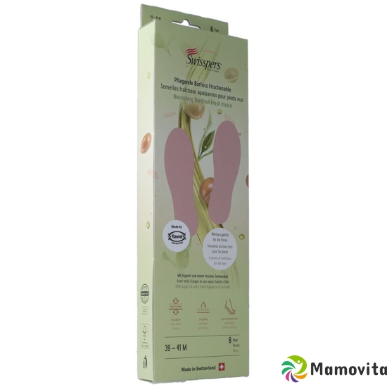 Swisspers barefoot fresh soles M 41 Rose 6 pairs buy online