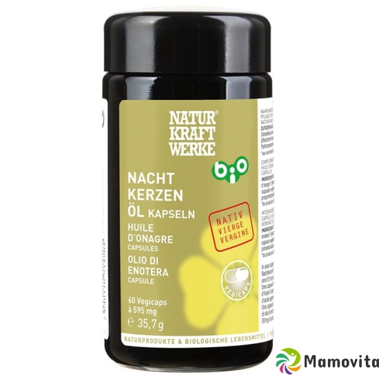 Naturkraftwerke Nachtkerzenöl Vegicaps Bio 60 Stück buy online