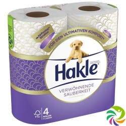 Hakle Toilettenpapier Verwöhnende Sauberkeit 4 Stück