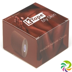 K-tape My Skin 5cmx5m Dark Brown Rolle