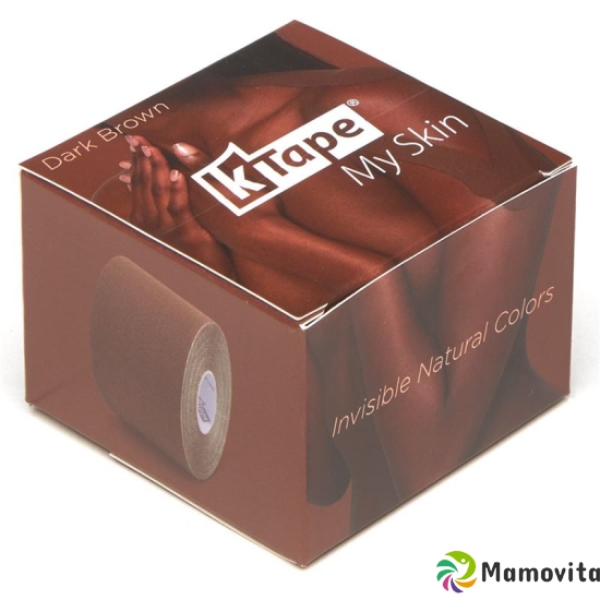 K-tape My Skin 5cmx5m Dark Brown Rolle buy online