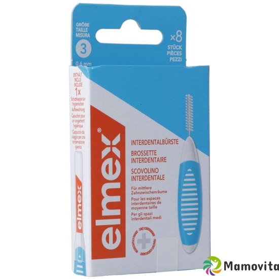 Elmex Interdental Brushes 0.6mm Blue 6 pieces buy online