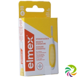 Elmex Interdental Brushes 0.7mm Yellow 6 pieces