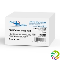 Fiwa Elastisch Fixierbinden Krepp Haft 6cmx20m