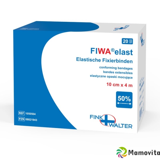 Fiwa Elastisch Fixierbinden 10cmx4m Rolle 20 Stück buy online