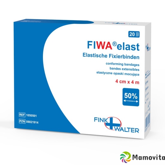 Fiwa Elastisch Fixierbinden 4cmx4m Rolle 20 Stück buy online