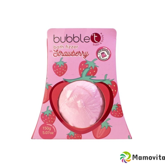 Bubble T Fruitea Bath Fizzer Strawberry 150g buy online