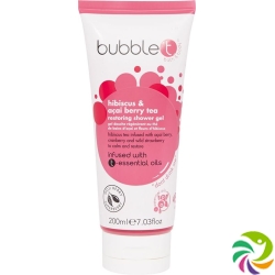 Bubble T Hibiscus&acai Berry Tea Sho Gel 200ml