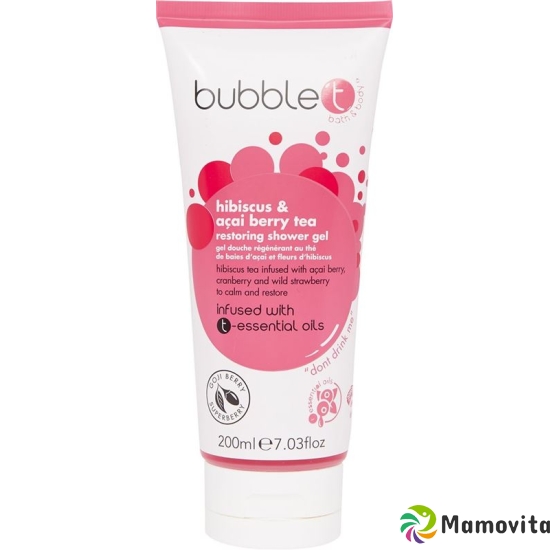 Bubble T Hibiscus&acai Berry Tea Sho Gel 200ml buy online