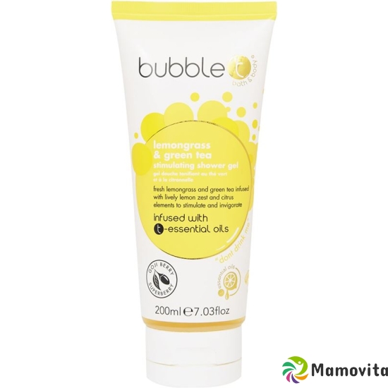 Bubble T Lemongrass&green Tea Show Gel 200ml buy online