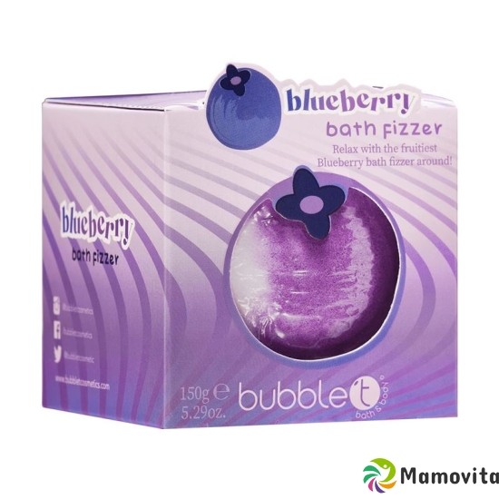 Bubble T Tastea Bath Fizzer Blueberry 150g buy online