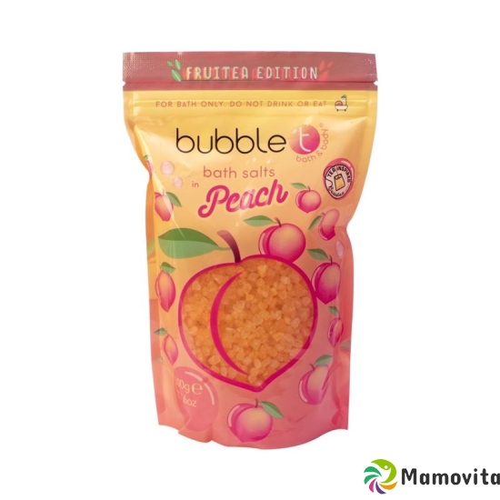 Bubble T Fruitea Bath Salts Peach 500g buy online