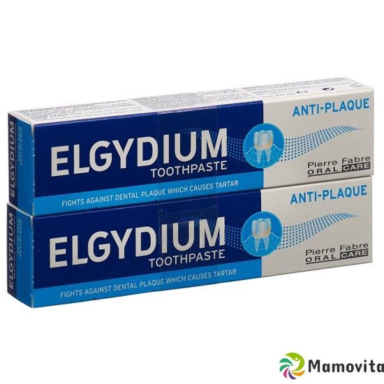 Elgydium Anti-Plaque Zahnpasta Duo 2x 75ml buy online