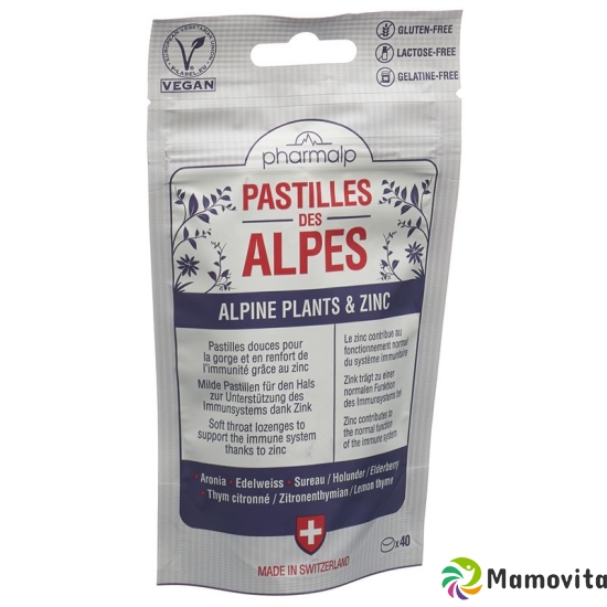 Pharmalp Pastilles Des Alpes Doypack 40 Stück buy online