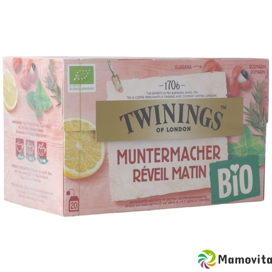 Twinings Muntermacher Bio 20 Beutel 1.9g buy online