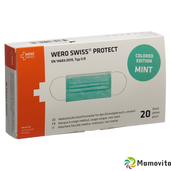 Wero Swiss Protect Maske Typ Iir Mint 20 Stück buy online