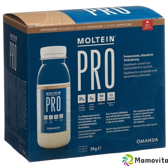 Moltein Pro 1.5 Cappuccino 6 Flasche 34g buy online