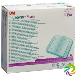 3M Tegaderm Foam Kompressen 5.1x5.1cm N Adh (n) 10 Stück