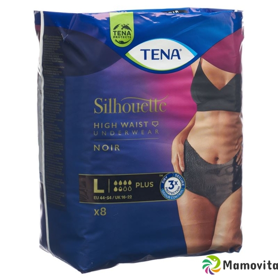 Tena Silhouette Plus L Schwarz 8 Stück buy online