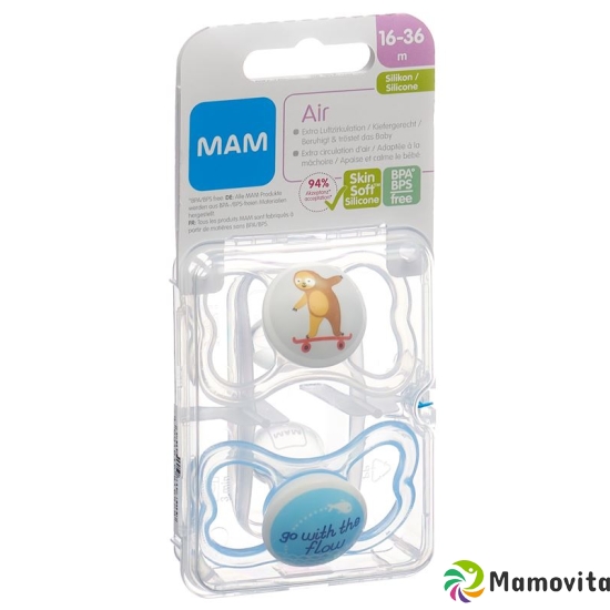 Mam Air Nuggi Silicone 16-36m Boy buy online