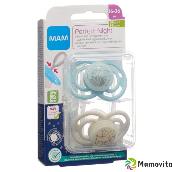 Mam Perfect Night Nuggi Silikon 16-36m Boy buy online