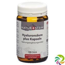 Naturstein Hyaluronsäure Plus Kapseln Glas 100 Stück