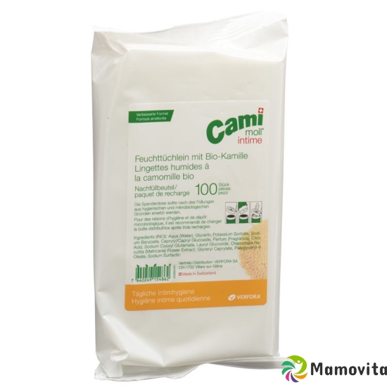 Cami Moll Intime Feuchttücher Refill Nf 100 Stück buy online