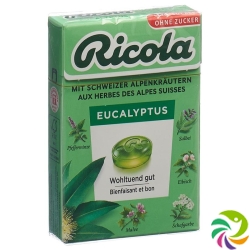 Ricola Eucalyptus Bonbons Oz M Stevia Box 50g