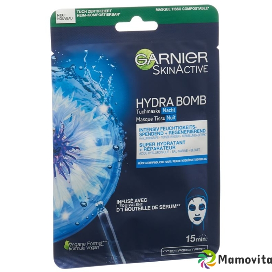 Garnier Tuchmaske Hydra Bomb Nacht 28g buy online