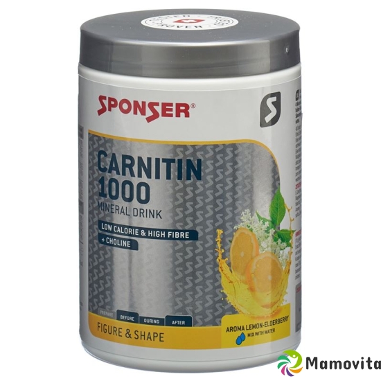 Sponser Carnitin 1000 Mineraldrink Lem-Elder 400g buy online