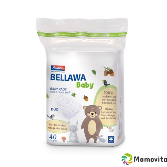 Bellawa Baby Wattepads Beutel 40 Stück buy online