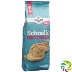 Bauckhof Schnelle Broetchen Hafer Glutenfrei 500g