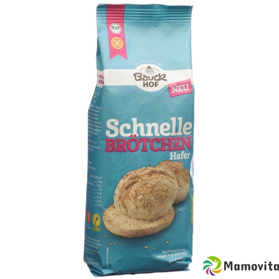 Bauckhof Schnelle Broetchen Hafer Glutenfrei 500g buy online