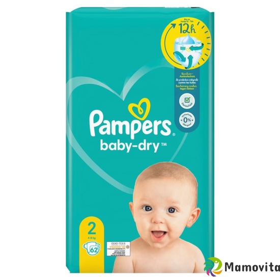 Pampers Baby Dry Grösse 2 4-8kg Mini Sparpack 62 Stück buy online